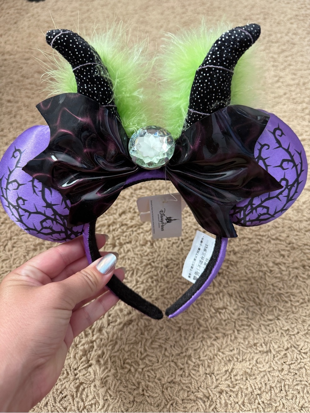 Disney Maleficent DisneyParks NWT Mickey Ears Headband RARE